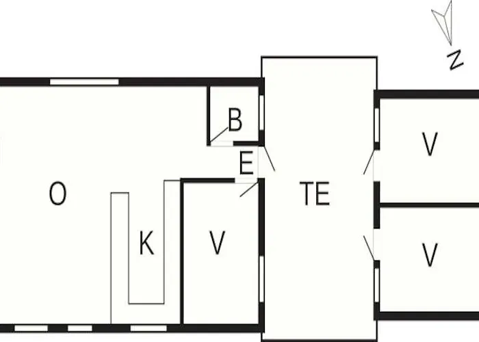 6 Person In Hojslev-by Traum Feriehus Højslev